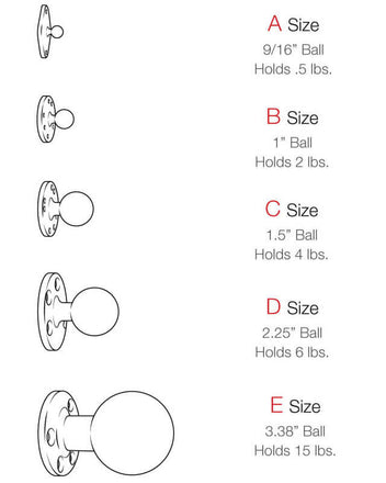 RAM® Double Ball Mount with Two Round Plates - C Size Medium – RAM ...