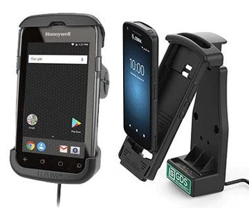 2 RAM MOUNT mounts phone attached