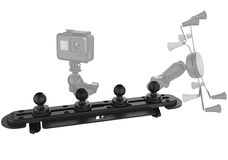 Dash Track for 18-20' Jeep JL & Gladiator with GoPro and RAM® X-Grip® Universal Holder for Tablets | RAM® Mounts