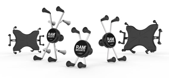 A selection of RAM MOUNTS X grip products